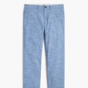 NWT J. Crew Factory Chambray Straight-fit Flex Chino Pants - Size 34x30